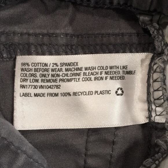 Cat & Jack Toddler Baby Boys Sz 12M Gray Jogger Khaki Pants Stretch - Picture 5 of 7